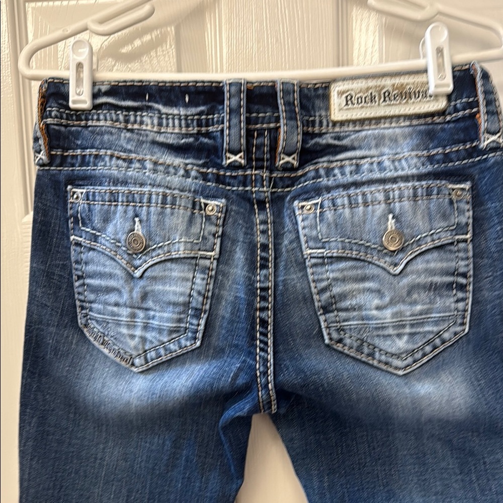 Rock Revival Blue Jeans